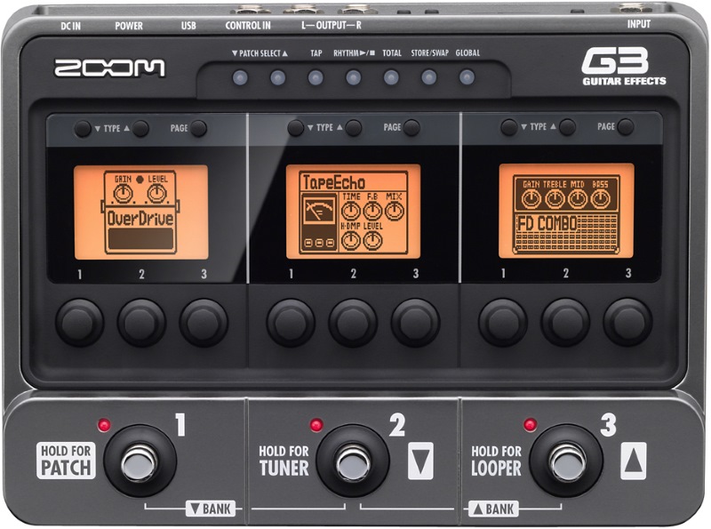 Zoom G3 multi effects pedal