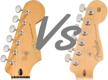 Squier vs Fender Strat