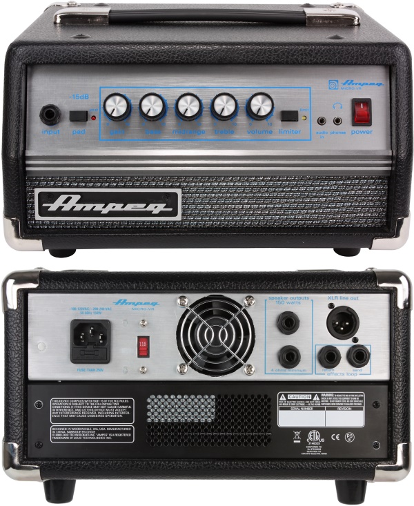 Ampeg Micro VR bass amp head